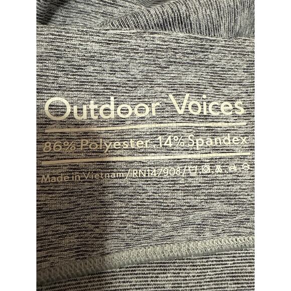 Outdoor Voices Women's Gray Colorblock Yoga Workout Athletic Leggings Pants S - Picture 4 of 4